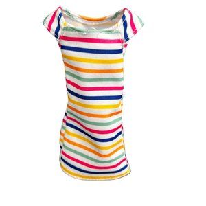 Barbie Stroll n Play Pups Dress ONLY Rainbow Striped Shift Mini 2020